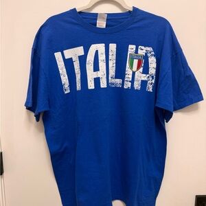 Fruit of the Loom Blue Italia Men's T-Shirt